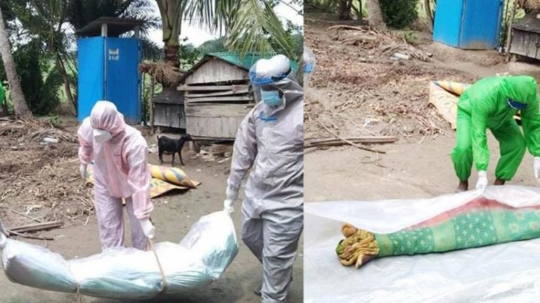 বাড়িতে পড়েছিল মরদেহ, সৎকারে এগিয়ে এলেন মুসলিম যুবকরা