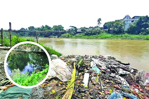 প্রজনন মৌসুমেও বিষাক্ত বর্জ্যে বেহাল হালদা প্রজনন মৌসুমেও বিষাক্ত বর্জ্যে বেহাল হালদা