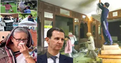 হাসিনার মতো আসাদের বাসভবনও দখল, দেশজুড়ে উল্লাস